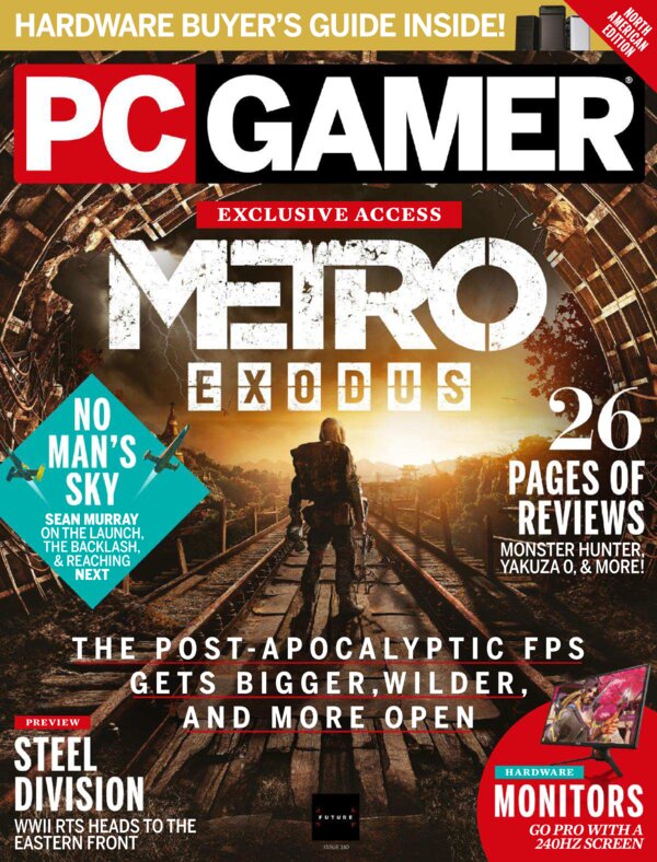 PC Gamer US   Issue 310, November 2018 cover